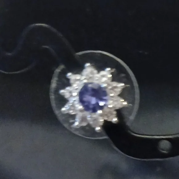 Tanzanite earrings - Picture 4 of 6
